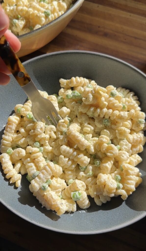 creamy cottage cheese boursin pasta