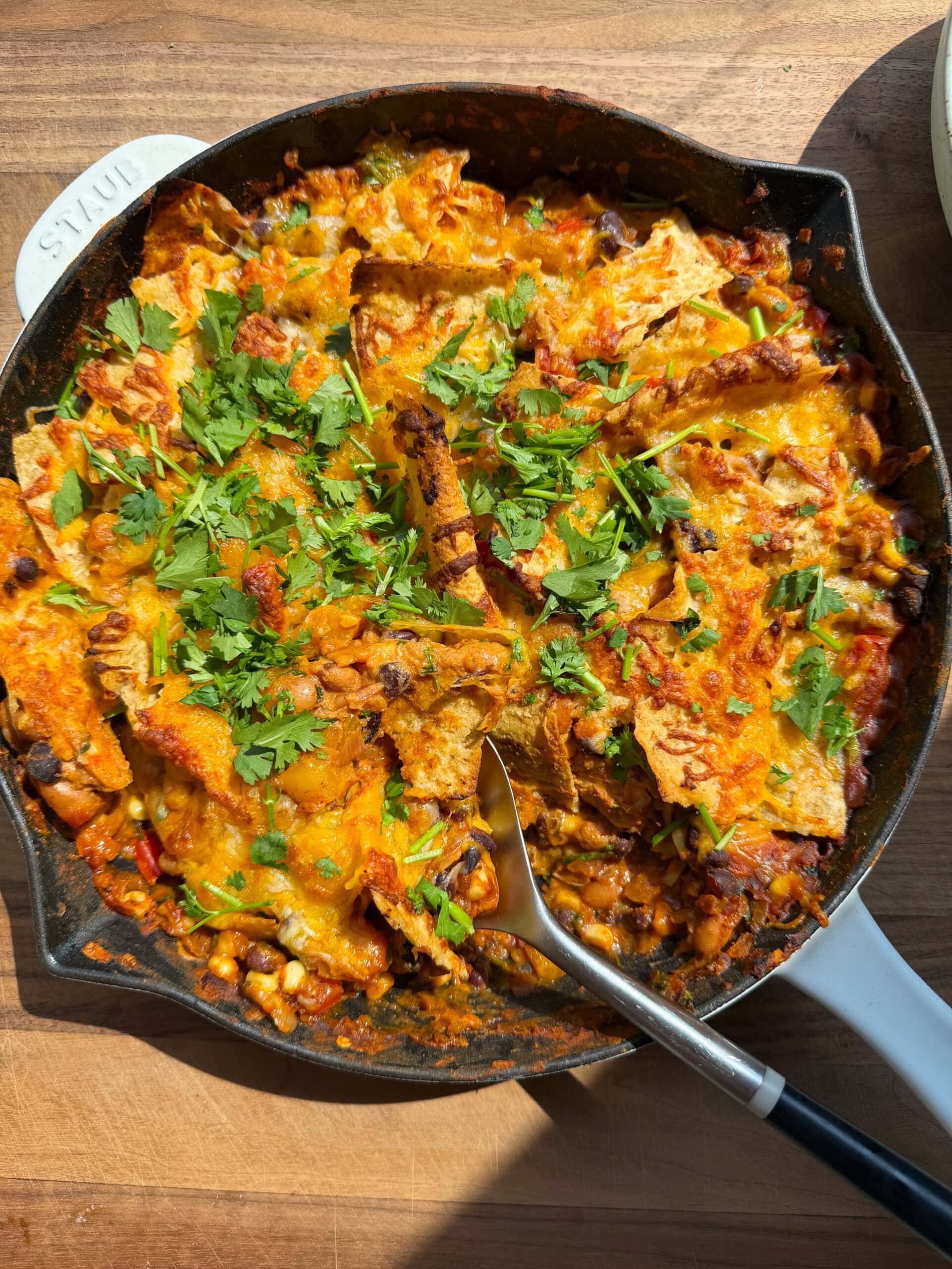 black bean enchilada skillet