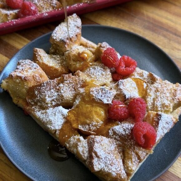 slice-of-sheet-pan-cottage-cheese-french-toast