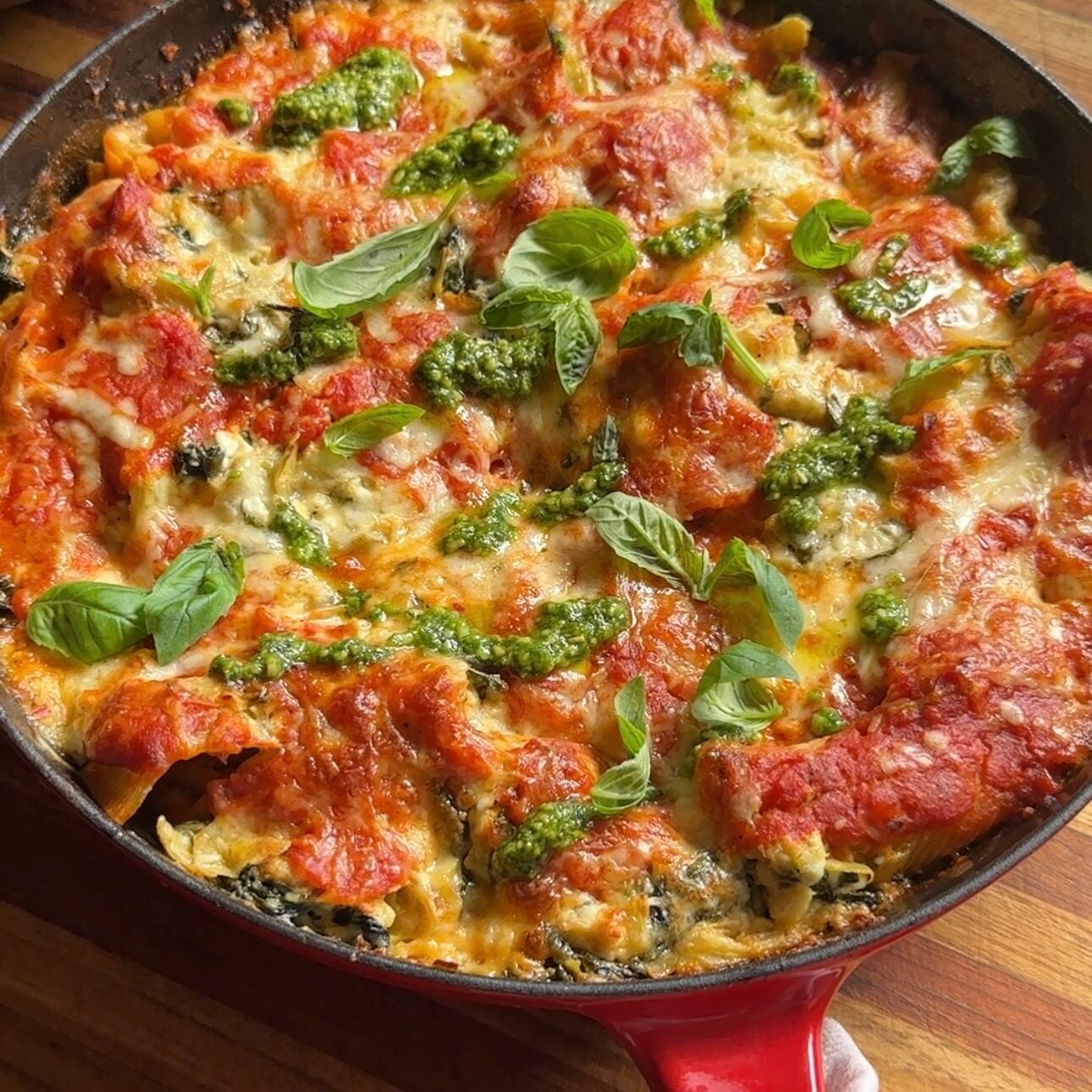 spinach artichoke unstuffed shells