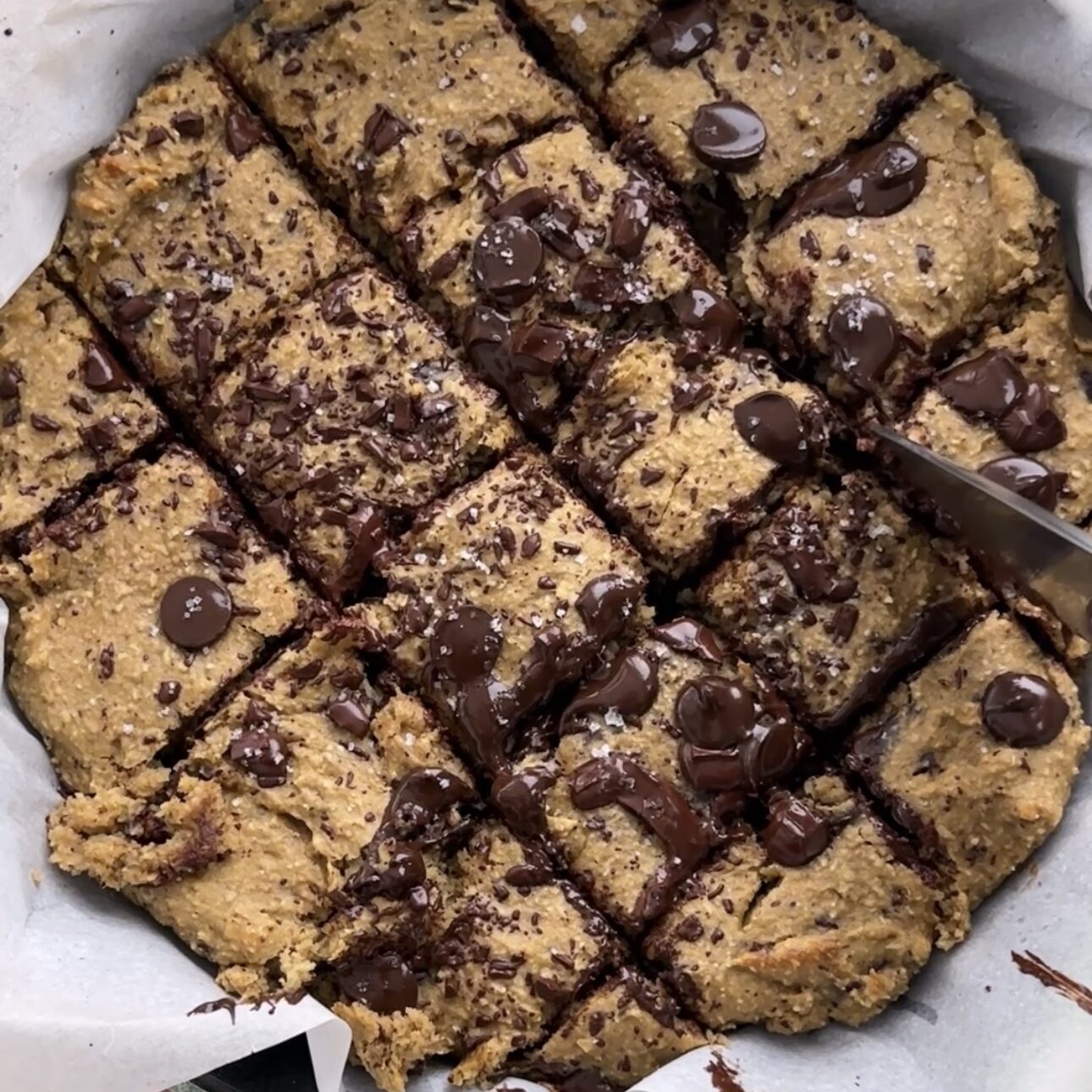 protein banana cookie skillet