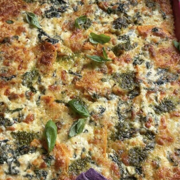 sheet pan butternut squash lasagna