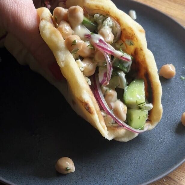 smashed-feta-cucumber-chickpea-salad